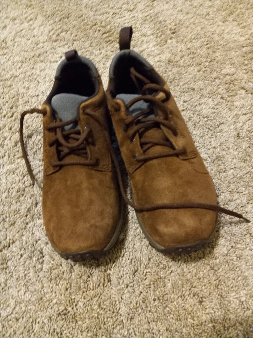 Merrell Dark Earth Performance 7.5 Lace up Loafers Mens